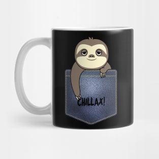 Pocket Chillax Sloth Mug